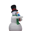 New Christmas Novel Lighted Inflatable Snowman Decoration Indoor Color LEDs